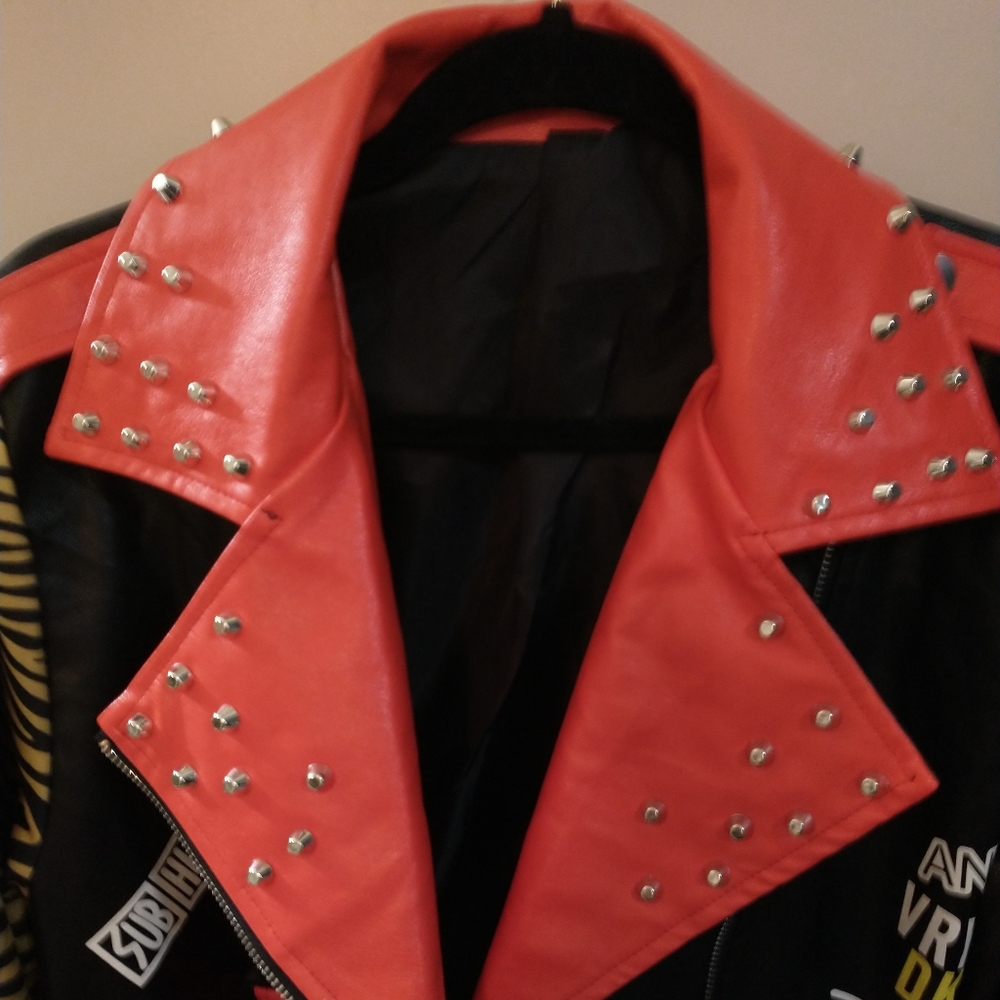 Fire! Comfortable gorgeous plus size moto jacket - Picture 7 of 10